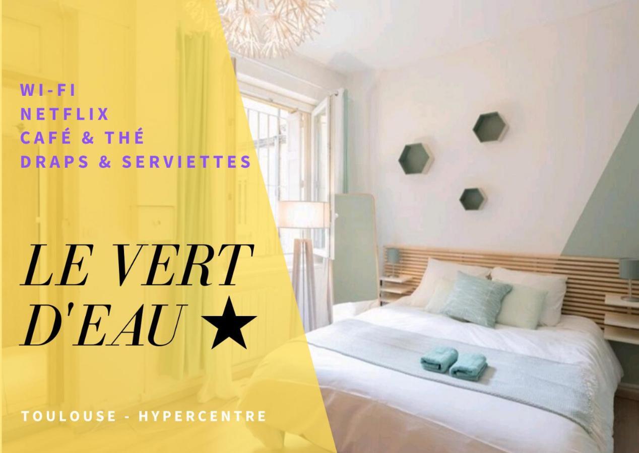 Le Vert D'Eau - Rue Riquet - Terrasse Toulouse Ngoại thất bức ảnh